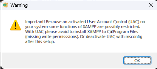 ダウンロードしたインストーラを実行